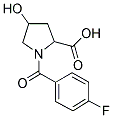 1-(4-FLUOROBENZOYL)-4-HYDROXY-2-PYRROLIDINECARBOXYLIC ACID CAS#: 497163-88-9