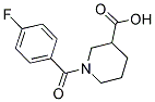 1-(4-FLUOROBENZOYL)PIPERIDINE-3-CARBOXYLIC ACID CAS#: 436093-16-2