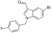 1-(4-FLUOROBENZYL)-5-BROMO-1H-INDOLE-3-CARBALDEHYDE CAS#: 400071-93-4