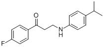 1-(4-FLUOROPHENYL)-3-(4-ISOPROPYLANILINO)-1-PROPANONE CAS#: 477334-24-0