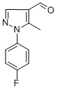 1-(4-FLUOROPHENYL)-5-METHYL-1H-PYRAZOLE-4-CARBALDEHYDE CAS#: 423768-41-6