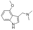 1-(4-METHOXY-1H-INDOL-3-YL)-N,N-DIMETHYLMETHANAMINE CAS#: 52335-75-8