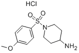 1-(4-METHOXY-BENZENESULFONYL)-PIPERIDIN-4-YLAMINE HCL CAS#: 442124-65-4