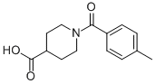 1-(4-METHYL-BENZOYL)-PIPERIDINE-4-CARBOXYLIC ACID CAS#: 401581-34-8
