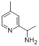 1-(4-METHYL-PYRIDIN-2-YL)-ETHYLAMINE CAS#: 58088-63-4