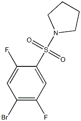 1-(4-broMo-2,5-difluorophenylsulfonyl)pyrrolidine CAS#: 486422-45-1