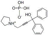 1-(4-hydroxy-4,4-diphenylbut-2-ynyl)pyrrolidinium dihydrogen phosphate CAS#: 54118-66-0