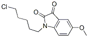 1-(5-CHLORO-PENTYL)-5-METHOXY-1H-INDOLE-2,3-DIONE CAS#: 416899-89-3