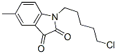 1-(5-CHLORO-PENTYL)-5-METHYL-1H-INDOLE-2,3-DIONE CAS#: 416899-90-6