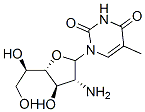 1-(5-Methyl-1,2,3,4-tetrahydro-2,4-dioxopyrimidin-1-yl)-2-amino-1,2-dideoxy-D-galactofuranose CAS#: 56710-84-0