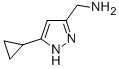 1-(5-cyclopropyl-1H-pyrazol-3-yl)methanamine CAS#: 518064-13-6