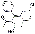 1-(6-CHLORO-2-HYDROXY-4-PHENYL-QUINOLIN-3-YL)-ETHANONE CAS#: 58375-08-9