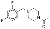 1-Acetyl-4-(2,4-difluorobenzyl)piperazine CAS#: 416894-09-2