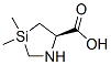 1-Aza-3-silacyclopentane-5-carboxylicacid,3,3-dimethyl-,(5R)-(9CI) CAS#: 415898-69-0
