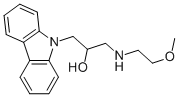 1-CARBAZOL-9-YL-3-(2-METHOXY-ETHYLAMINO)-PROPAN-2-OL CAS#: 436088-68-5