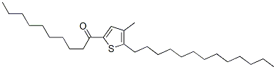1-Decanone, 1-(4-methyl-5-tridecyl-2-thienyl)- CAS#: 59782-63-7