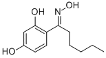 1-Hexanone, 1-(2,4-dihydroxyphenyl)-, oxime (9CI) CAS#: 401940-21-4