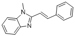 1-METHYL-2-STYRYL-1H-BENZOIMIDAZOLE CAS#: 59066-63-6