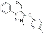 1-METHYL-5-(4-METHYLPHENOXY)-3-PHENYL-1H-PYRAZOLE-4-CARBALDEHYDE CAS#: 400073-98-5