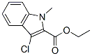 1-Methyl-3-chloro-1H-indole-2-carboxylic acid ethyl ester CAS#: 43142-82-1