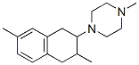 1-Methyl-4-(1,2,3,4-tetrahydro-3,7-dimethylnaphthalen-2-yl)piperazine CAS#: 55591-14-5