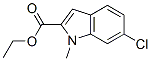 1-Methyl-6-chloro-1H-indole-2-carboxylic acid ethyl ester CAS#: 43142-81-0