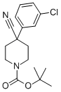 1-N-BOC-4-(3-CHLOROPHENYL)-4-CYANOPIPERIDINE CAS#: 553631-33-7