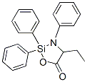 1-Oxa-3-aza-2-silacyclopentan-5-one, 4-ethyl-2,2,3-triphenyl- CAS#: 53268-82-9