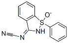 1-Oxido-1-phenyl-3H-1,2-benzisothiazol-3-ylidenecyanamide CAS#: 58098-99-0