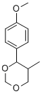 1-(PARA-METHOXYPHENYL)-2-METHYL-1,3-PROPANEDIOLMETHYLENEETHER CAS#: 5689-72-5