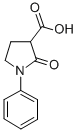 1-PHENYL-2-OXO-3-PYRROLIDINECARBOXYLIC CAS#: 56137-52-1