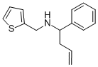 (1-PHENYL-BUT-3-ENYL)-THIOPHEN-2-YLMETHYL-AMINE CAS#: 436088-65-2