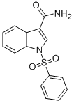 1-(PHENYLSULFONYL)-1H-INDOLE-3-CARBOXAMIDE CAS#: 540740-49-6