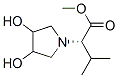 1-Pyrrolidineacetic acid, 3,4-dihydroxy-alpha-(1-methylethyl)-, methyl ester, (alphaS)- (9CI) CAS#: 538372-71-3