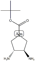 1-Pyrrolidinecarboxylicacid,3,4-diamino-,1,1-dimethylethylester,(3R,4R)-(9CI) CAS#: 503552-68-9