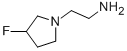1-Pyrrolidineethanamine,3-fluoro-(9CI) CAS#: 477577-18-7