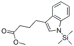1-(Trimethylsilyl)-1H-indole-3-butanoic acid methyl ester CAS#: 55590-99-3