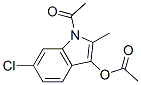 (1-acetyl-6-chloro-2-methyl-indol-3-yl) acetate CAS#: 5446-24-2