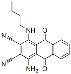 1-amino-4-(butylamino)-9,10-dihydro-9,10-dioxoanthracene-2,3-dicarbonitrile CAS#: 52373-91-8