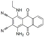 1-amino-4-(ethylamino)-9,10-dihydro-9,10-dioxoanthracene-2,3-dicarbonitrile CAS#: 52373-93-0