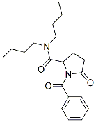 1-benzoyl-N,N-dibutyl-5-oxopyrrolidine-2-carboxamide CAS#: 51959-91-2