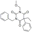 1-benzyl-5-ethyl-3-(methoxymethyl)-5-phenyl-1,3-diazinane-2,4,6-trione CAS#: 50884-87-2
