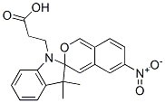 1-(beta-carboxyethyl)-3,3-dimethyl-6'-nitrospiro(indoline- 2,2'-2H-benzopyran) CAS#: 55779-26-5