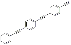 1-ethynyl-4-((4-(phenylethynyl)phenyl)ethynyl)benzene CAS#: 474458-61-2