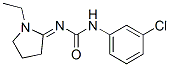 1-(m-Chlorophenyl)-3-(1-ethylpyrrolidin-2-ylidene)urea CAS#: 50529-32-3