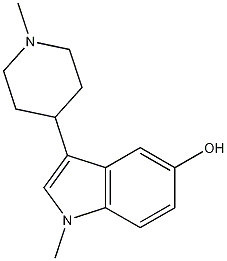 1-methyl-3-(1-methylpiperidin-4-yl)-1H-indol-5-ol CAS#: 445441-74-7