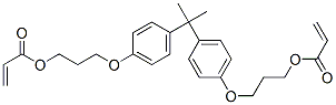 (1-methylethylidene)bis(4,1-phenyleneoxy-3,1-propanediyl) diacrylate CAS#: 51989-01-6