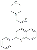 1-morpholin-4-yl-2-(2-phenylquinolin-4-yl)ethanethione CAS#: 5442-77-3