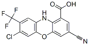 10H-Phenoxazine-1-carboxylic acid, 7-chloro-3-cyano-8-(trifluoromethyl)- CAS#: 478298-97-4
