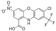 10H-Phenoxazine-1-carboxylic acid, 7-chloro-3-nitro-8-(trifluoromethyl)- CAS#: 478298-94-1